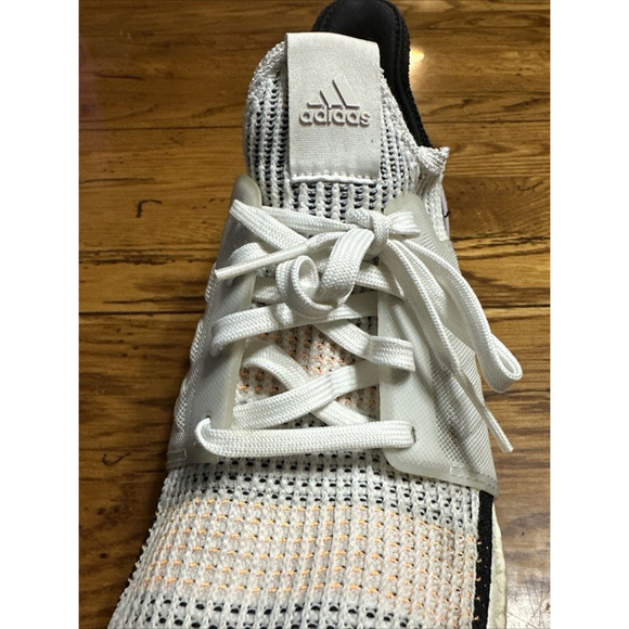 Adidas UltraBoost 19 Running Shoes Crystal White Lace Sneakers G27481 Wms 10US - Picture 11 of 12